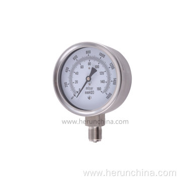 Fully stainless steel Capsule Gauge